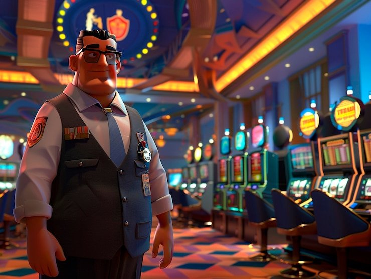 Gambar ilustrasi pengguna bermain dengan kontrol waktu dan anggaran melalui platform digital